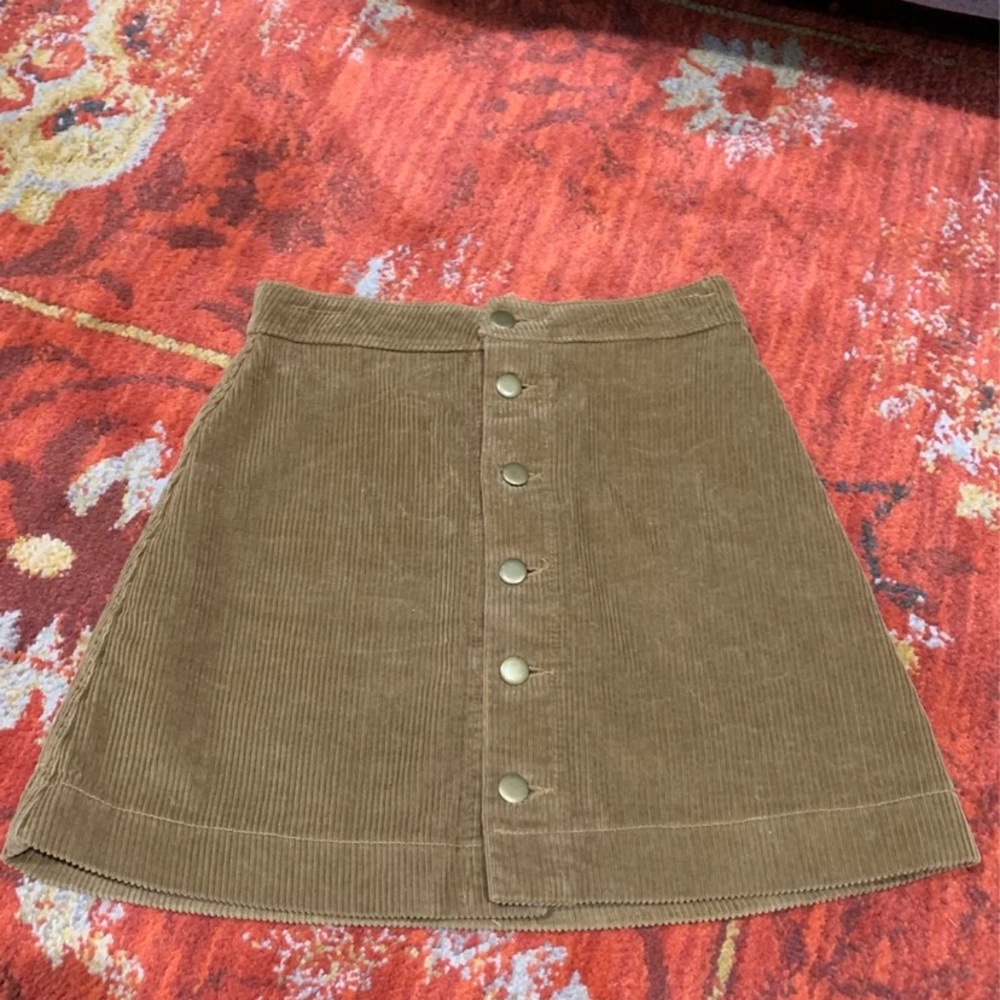 American apparel corduroy skirt